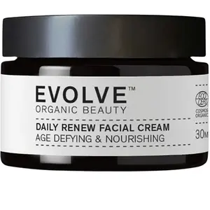 Crème régénérante - Daily renew facial cream bio - EVOLVE BEAUTY - Pea... pas cher