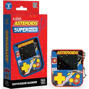 HyperMegaTech! Evercade Console Rétro Super Micro-asteroids Key Chain Gamer pas cher