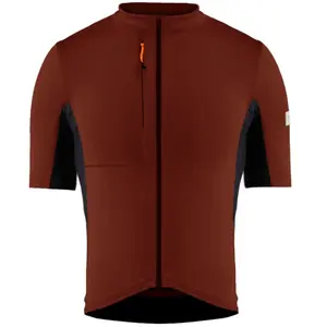 Albion - Traverse Jersey - Maillot vélo homme Burnt Ochre - L pas cher