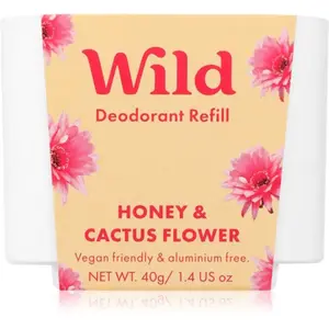 Wild Honey & Cactus Flower déodorant solide Recharge 40 g pas cher