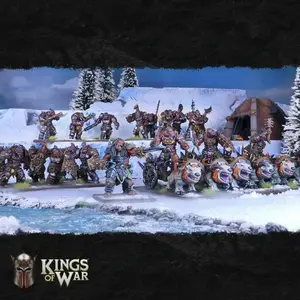 Figurine Kings of War - Ogres - Bataillon d'Ogres  - Mantic Games Figu...Vendu par1001hobbies