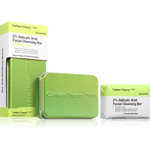 Carbon Theory SupacylicMax Face Bar 80g with Travel Tin pas cher