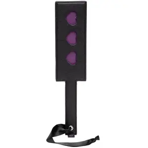 Bondage Boutique Paddle Similicuir Purple Hearts