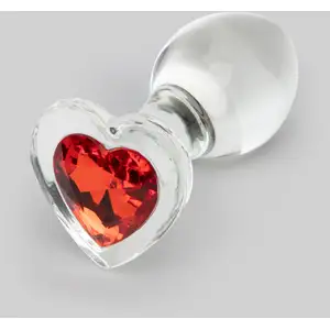 Comparateur de prix : Lovehoney Plug Anal Medium Coeur en Verre Sensual Glass