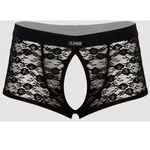 Boxer ouvert dentelle noir L/XL