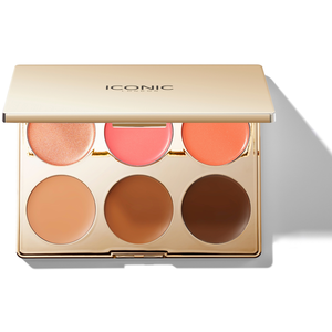 ICONIC London Multi-Use Palette Blush, Poudre Bronzante et Illuminateur Crème pas cher