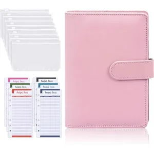Classeur A6, Classeur Budget Enveloppe avec 12 Feuilles de Budget e 8 ... pas cher