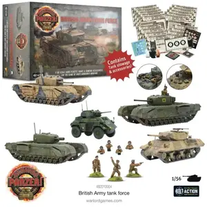 Comparateur de prix : Jeu de figurine Achtung Panzer! British Army Tank Force  - Warlord Games Extension de jeux de figurines  - WG-482010004 