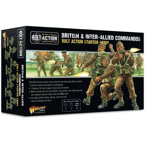 Comparateur de prix : Jeu de figurine British & Inter-Allied Commandos Starter Army  - Warlord Games Extension de jeux de figurines  - WL-402011023 