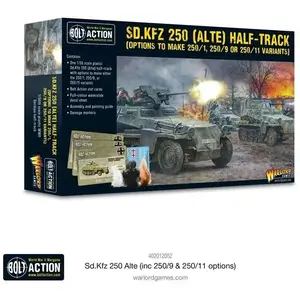 Jeu de figurine Sd.Kfz 250 (Alte) Halftrack (Options pour les versions 250/1 & 250/9 & 250/11)  - Warlord Games Extension de jeux de figurines  - 4020