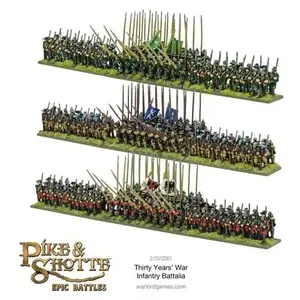 Comparateur de prix : Jeu de figurine Pike & Shotte Epic Battles - Thirty Years War Infantry Battalia  - Warlord Games Extension de jeux de figurines  - 212012001 