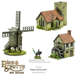 Jeu de figurine Pike & Shotte Epic Battles - Village Scenery Pack  - Warlord Games Extension de jeux de figurines  - WL-218810002 Vendu paramazon