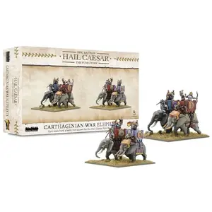 Jeu de figurine Hail Caesar Epic Battles: Carthaginian War Elephants  - Warlord Games Extension de jeux de figurines  - 112010006 Vendu paramazon
