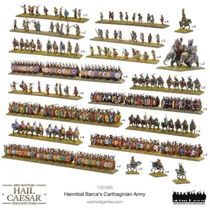 Jeu de figurine Hail Caesar Epic Battles: Hannibal Barcas Carthaginian Army  - Warlord Games Extension de jeux de figurines  - 112010003 