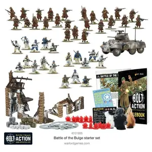 Jeu de figurine Battle of the Bulge Starter Set (Anglais)  - Warlord Games Extension de jeux de figurines  - WG-401510005 Vendu paramazon