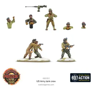 Jeu de figurine US Army Tank Crew  - Warlord Games Extension de jeux de figurines  - 403013012 