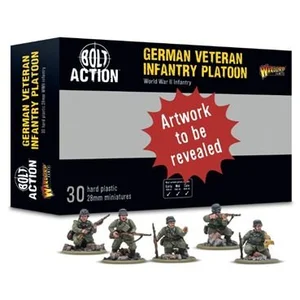Jeu de figurine German Veteran Infantry Platoon  - Warlord Games Extension de jeux de figurines  - WG-402013103 