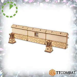 Jeu de plateau TT COMBAT - TOSHI : COURTYARD WALL EXTENSIONS  - Jeu de plateau et accessoires  - TTSCW-EES-102 