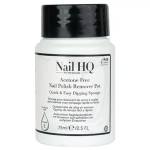 Nail HQ Quitaesmalte de Uñas Sin Acetona con Esponja 75ml pas cher