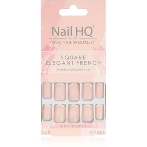 Nail HQ Square Faux ongles Elegant French 24 pcsVendu parnotino