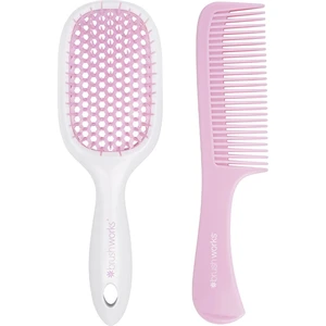 Brushworks Blowdry Brush and Comb ensemble pour cheveux pas cher