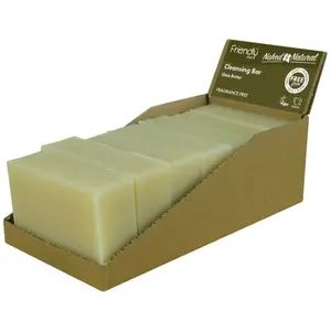Friendly Soap Cleansing Bar Shea Butter savon naturel visage 7x95 g