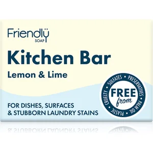 Friendly Soap Kitchen Bar Lemon & Lime savon naturel 95 g pas cher