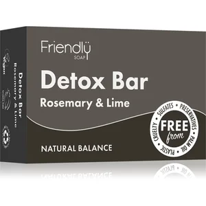 Friendly Soap Detox Bar Rosemary & Lime savon naturel 95 g pas cher