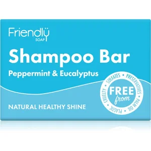 Friendly Soap Natural Shampoo Bar Peppermint & Eucalyptus savon nature... pas cher