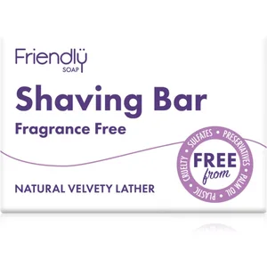 Savon amical naturale pour rasage sans parfum 95 g pas cher
