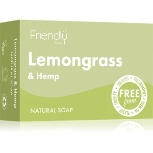 Friendly Soap Natural Soap Lemongrass & Hemp savon naturel 95 g pas cher