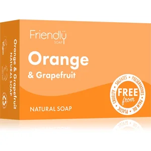 Friendly Soap Natural Soap Orange & Grapefruit savon naturel 95 g pas cher