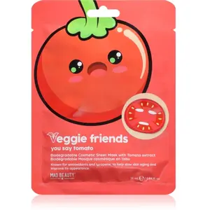 Comparateur de prix : Mad Beauty Veggie Friends Tomato Sheet Face Mask 25ml