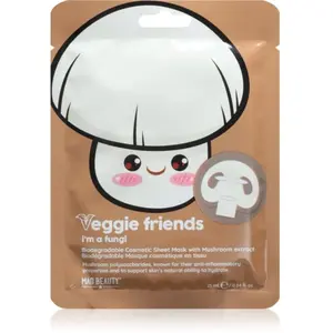 Comparateur de prix : Mad Beauty Veggie Friends Mushroom Sheet Face Mask 25ml
