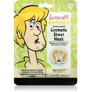 Mad Beauty Scooby Doo Shaggy masque tissu apaisant 25 ml pas cher