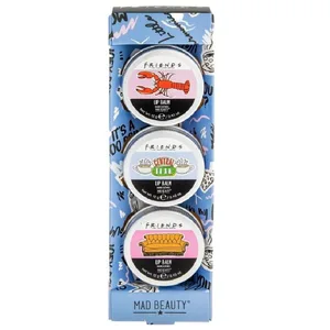 Mad Beauty - Trio de baumes à lèvres à la Fraise, à la Noix de Coco et à la Cerise Warner Bros FriendsVendu parcdiscount
