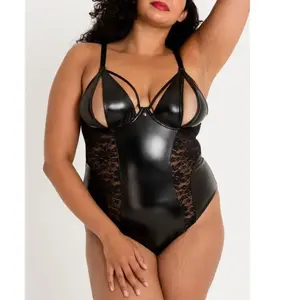 Body ouvert wetlook Fierce Muse 3X/4X