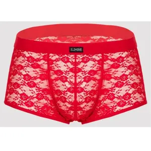 Boxer dentelle rouge XXL