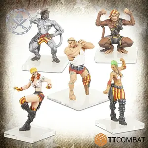 Figurine Rumbleslam - The Booty Chasers (FR + ENG)  - TT COMBAT Figurines pour jeu de figurines  - LD-TTRSX-PD8-001FR Vendu par1001hobbies