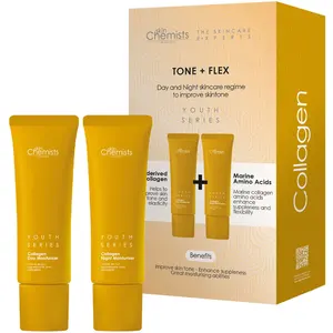 Skin Chemists Coffret rajeunissant - Crèmes jour & nuit - Collagène 1% - Visage pas cher