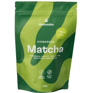 Thé vert matcha de qualité de cérémonie Blendsmiths Ichibancha Matcha,... pas cher