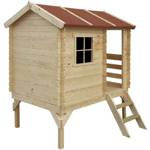 Maisonnette en bois pour enfants 182x146xH205cm Timbela M501C pas cher