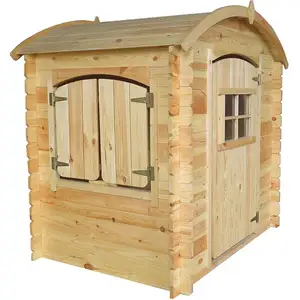 Comparateur de prix : Maisonnette en Bois pour enfant - TIMBELA - H145 x 105 x 130 cm - sans...