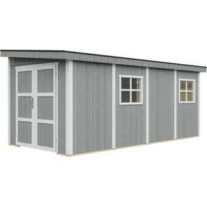 Timbela - Abri de Jardin Qualité Premium 11,47 m² - H231x248x530 cm - ... pas cher