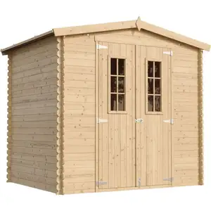 Abri de jardin en bois - i236xl226xh218 cm4.33 m2 - timbela m369c pas cher
