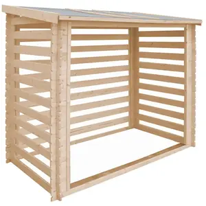 Abri à bûches 4,3 m3 - abri à vélo/container - Timbela M202 M202 pas cher