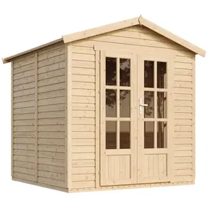 Bureau de jardin en bois 4.2 m2 - TIMBELA M351FB - l233xP222xH233cm pas cher