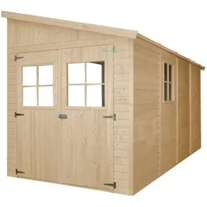 Abri de Jardin en Bois (sans paroi latérale)- 8 m2 - TIMBELA M340 pas cher