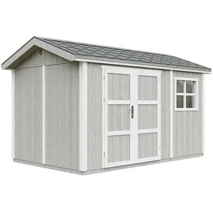 Comparateur de prix : Timbela - Abri de Jardin Qualité Premium 8,68 m² - H252x250x412 cm - C...