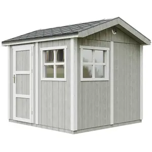 Timbela - Abri de Jardin Qualité Premium 5,9 m² - H252x250x294 cm - Co... pas cher